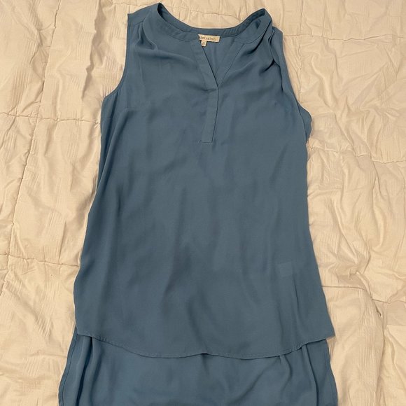 Daniel Rainn sleeveless blue top, M - Picture 1 of 4